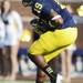 Michigan tight end Devin Funchess catches a touchdown pass in the third quarter at Michigan Stadium. Melanie Maxwell I AnnArbor.com